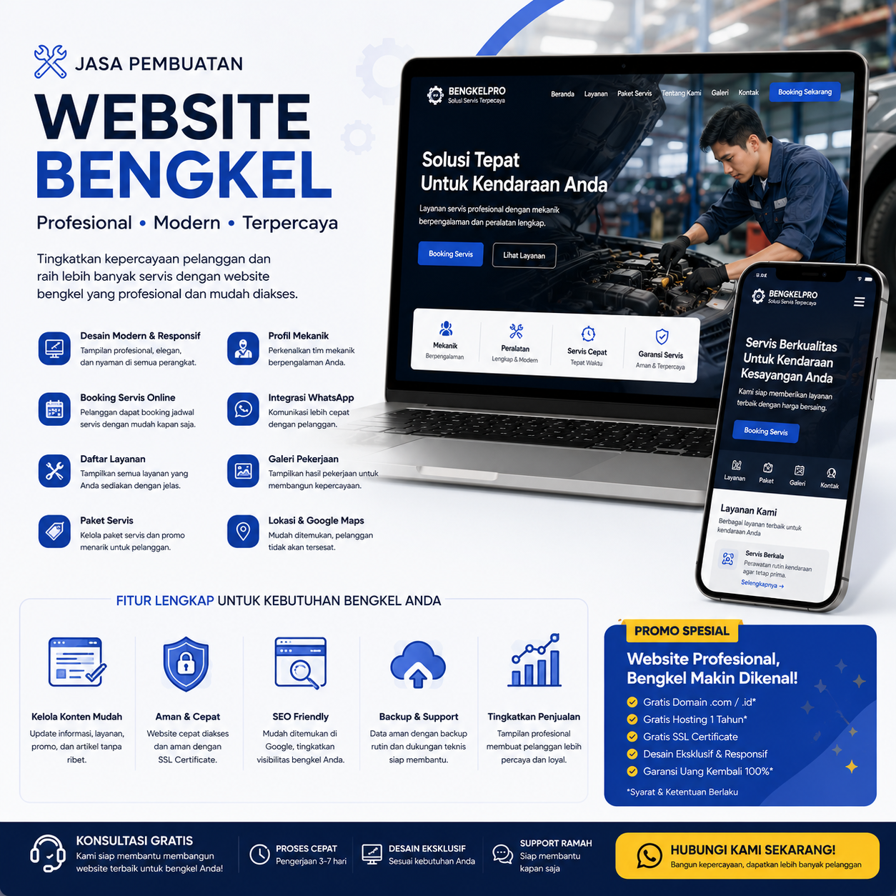 Website Bengkel Pro